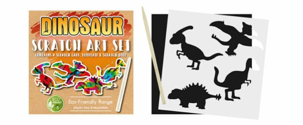 Dino magisch kraspapier