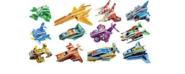 Ruimte voertuigen 3d figuur