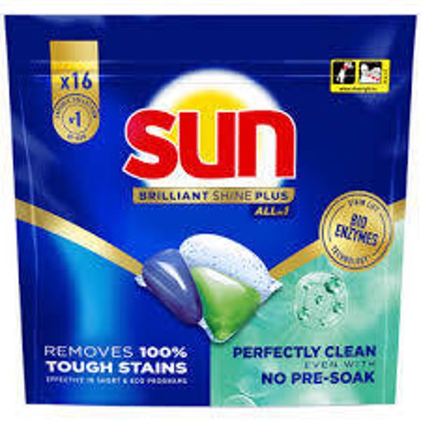 Sun - Brilliant Shine Plus All In 1  16 Capsules