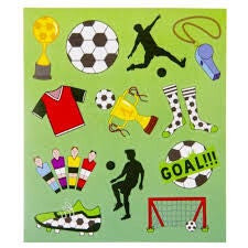 Voetbal stickervel