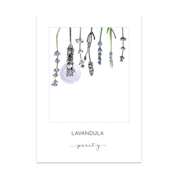 Lavendel Art Card