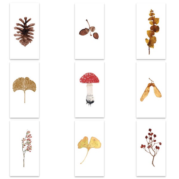 Mini kaartje Herfst