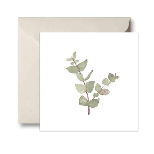 Simply Eucalyptus dubbele kaart