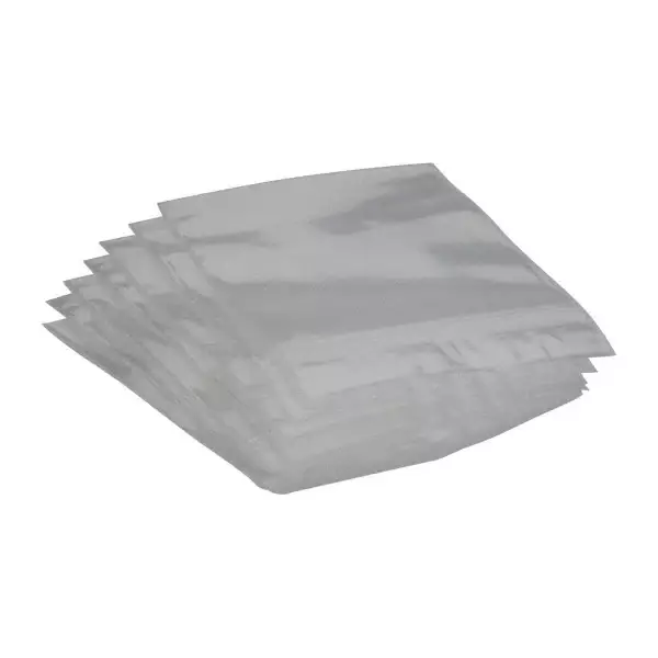 Transparant folie zakje voor vierkante kaart