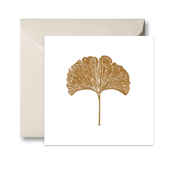 Ginkgo dubbele kaart