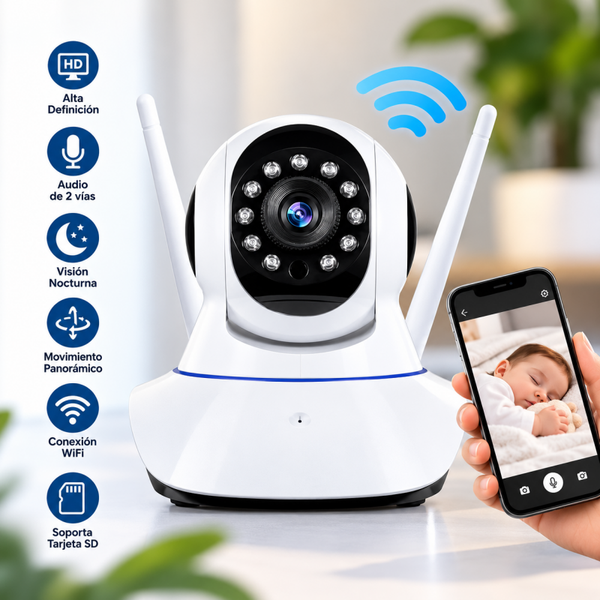 Cámara Wifi Inteligente HD 1080P