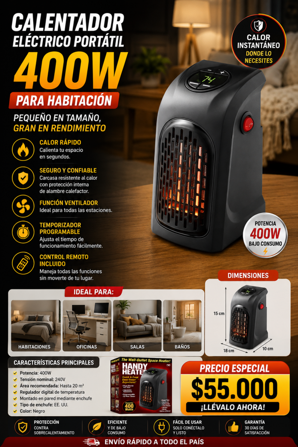 Calentador eléctrico portáti V