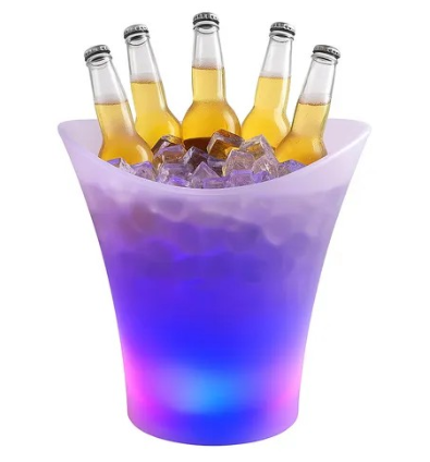 🧊✨ Hielera LED Multicolor con parlante