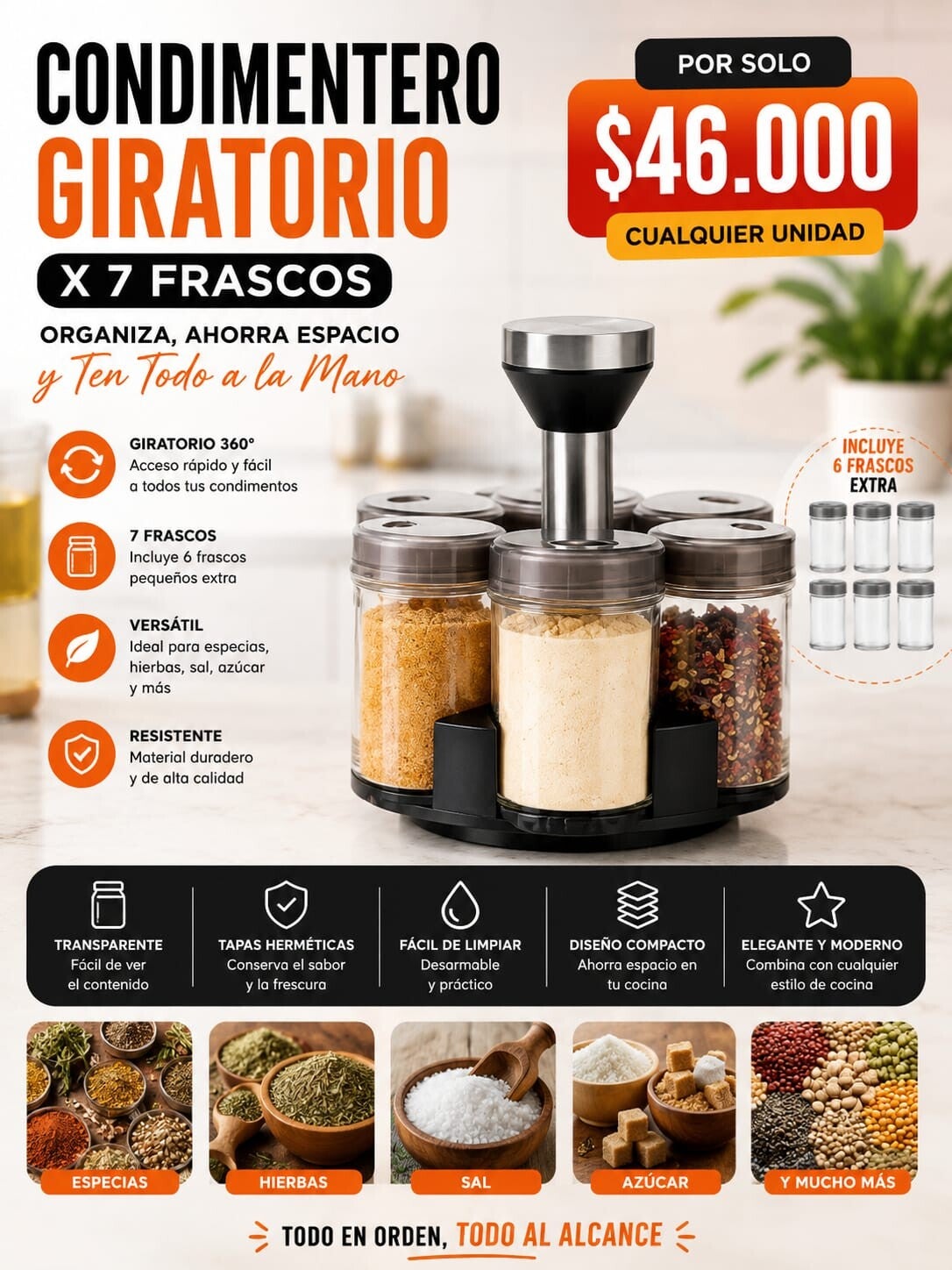 Condiméntelo giratorio V