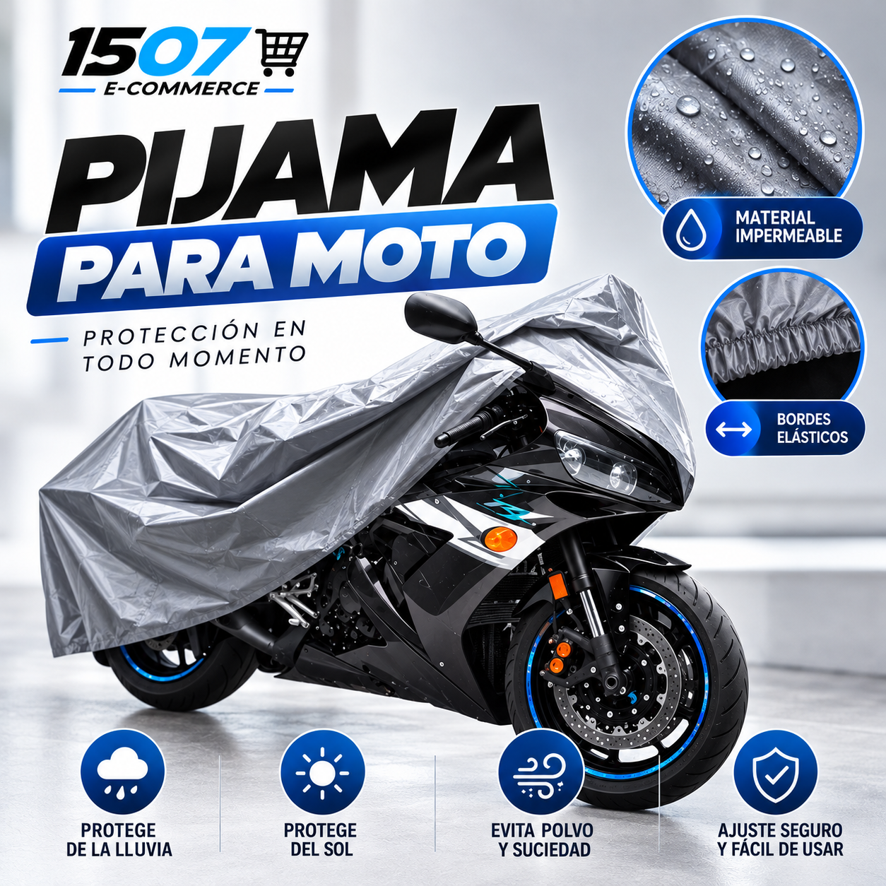 Pijama para Moto – Cubre Moto Impermeable