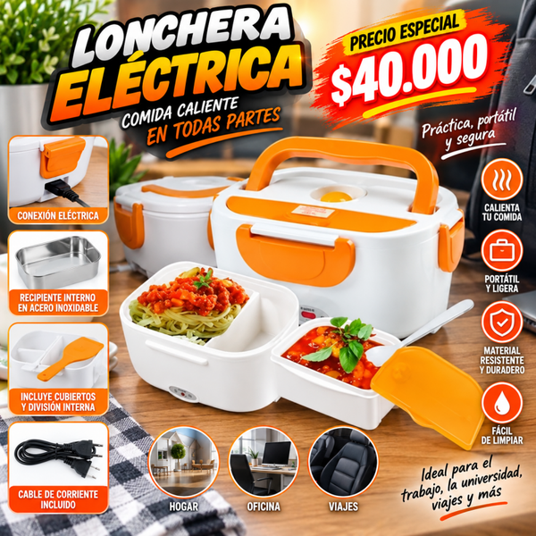 Lonchera Eléctrica Portátil de 1.05 Litros