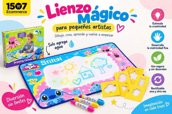 🎨✨ Lienzo Mágico de Agua para Niños