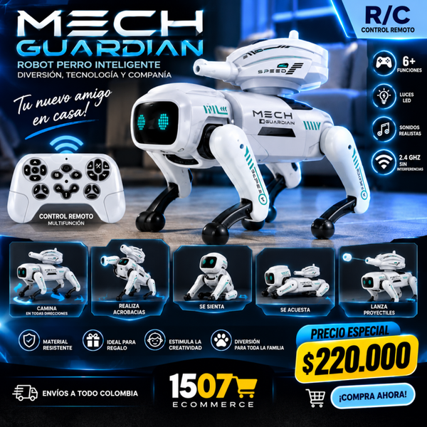 🤖🐶 Mech Guardian – Robot Perro Inteligente