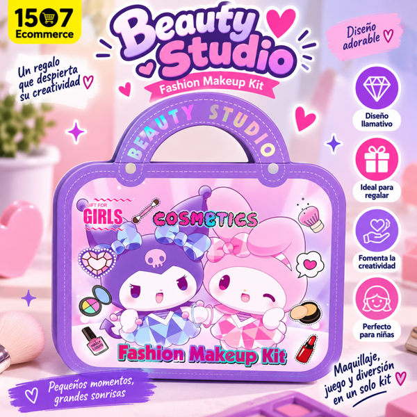 💄✨ Kit de Maquillaje Infantil Beauty Studio