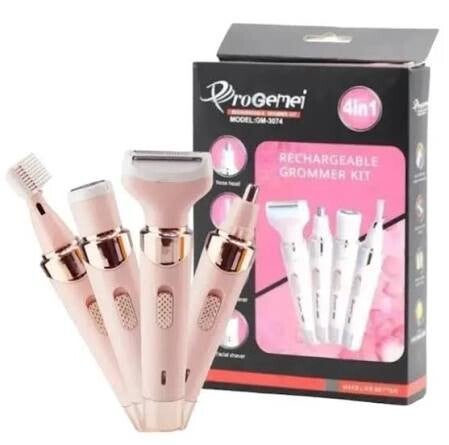 Kit de Aseo Personal Recargable Geemy 4 en 1
