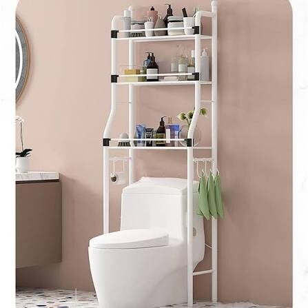 Estante Organizador de Baño y Lavandería de 3 Niveles