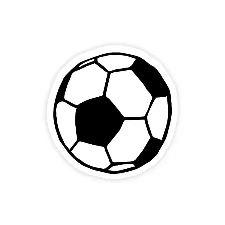 Sticker - Voetbal