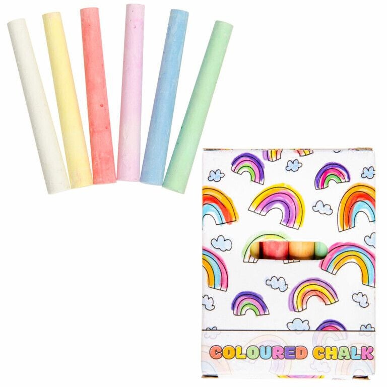 Doosje kleine stoepkrijtjes [ 12 stuks ]