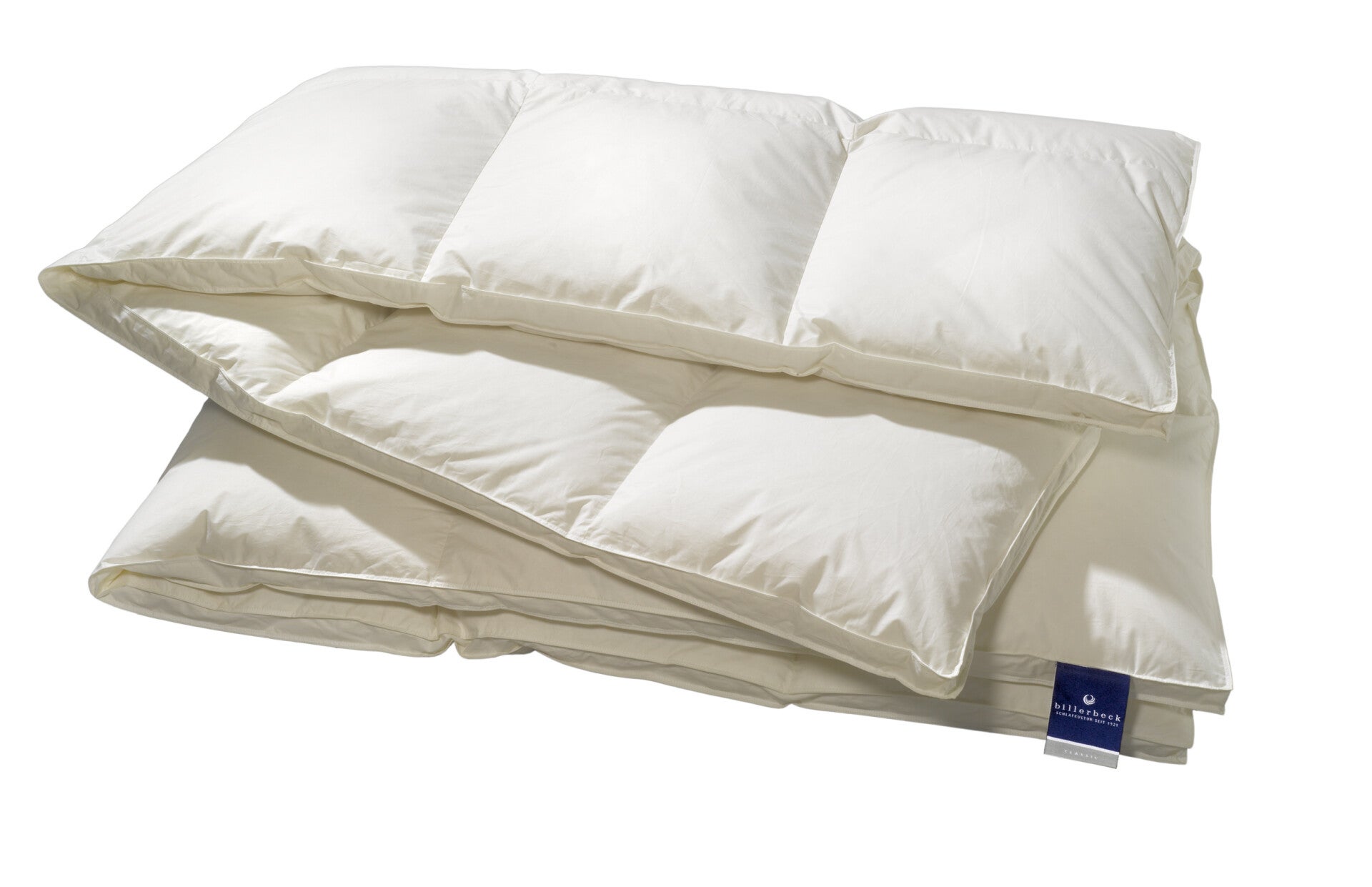 Billerbeck Daunendecke Classic , 140 x 200 , Modell : CATALINA 312 - Kassette IV - extra warm - 5 Wärmepunkte