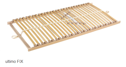 Elastica Lattenrost , Modell : Ultimo Fix und Ultimo KF , starr oder mit Kopf - und Fußhochsteller