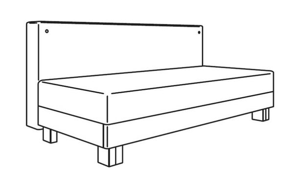 Joka Forum , Stoffgruppe 64 ,  2x 80/200 Liegefläche ,Wohncouch Doppelliege mit Stauraum , ohne Armteile , ohne Rückenlehnkissen - Sie entscheiden welche Komponenten Sie dazu bestellen !