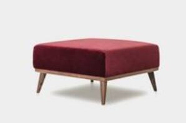 Tosca Hocker , Modell 870/0 , Federkern auf Lattenrost , Sitzfläche 80 x 80