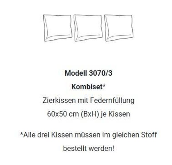 Joka San Remo Zierkissen - Kombiset , passend zu Wohnliege San Remo