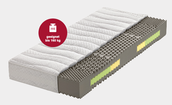 Optimo EMC - Kaltschaummatratze Top Modell : Lamona E 700 mit Raumgewicht 65 , für eine lange Lebensdauer ! Modell 2026