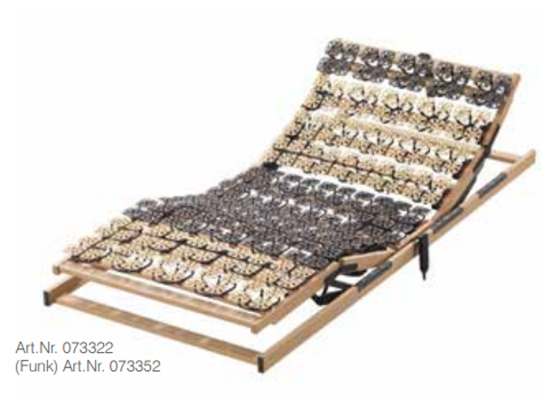 Optimo OCS Flex 600 EL , mit Motor , Tellerrost , Kopf - und Fußhochstellung