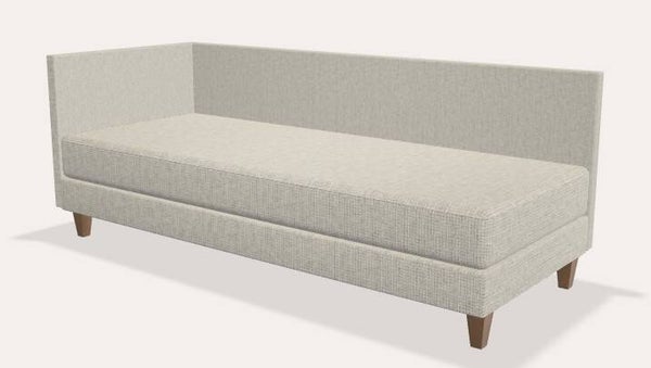 Joka Plaza Einzelliege 80x190,80x200 oder 90x200 , mit Seitenwand links schmal 5cm und mit Rückenwand schmal 5cm