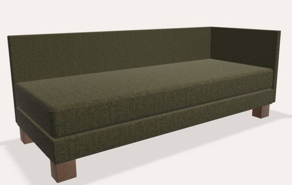 Joka Plaza Einzelliege 80x190,80x200 oder 90x200 , mit Seitenwand rechts schmal 5cm und mit Rückenwand schmal 5cm
