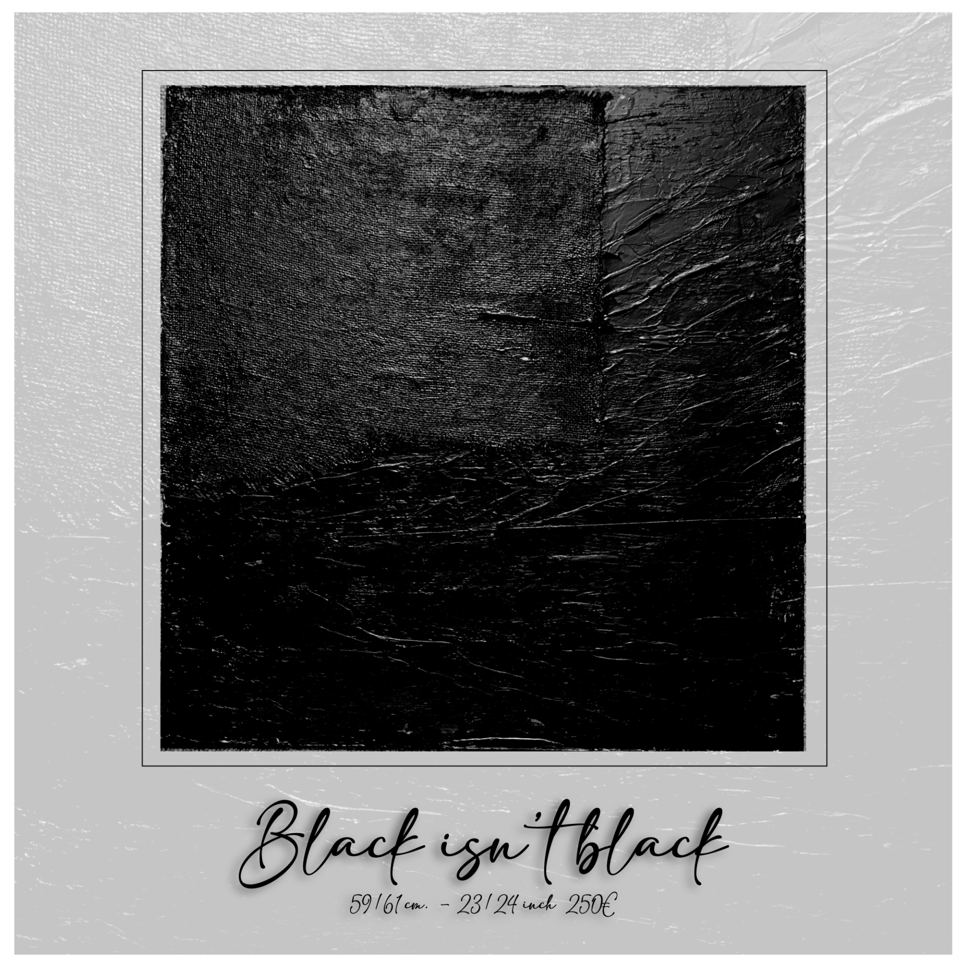 Peinture abstraite de l'artiste belge Patrice Walter Biarent, connu professionnellement sous le nom de Walter.B 