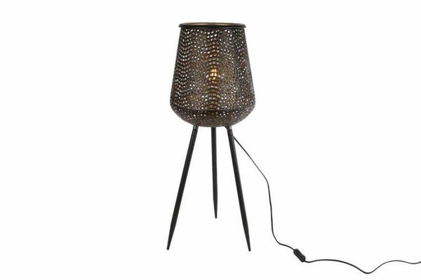 Staande lamp Diana in goud/zwart