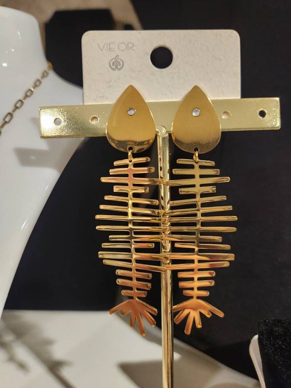 Boucle d'oreille poisson