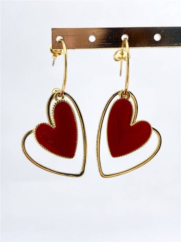 Boucle d'oreille cœur