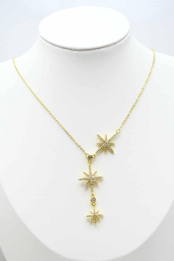 Collier étoile strass