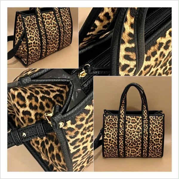 Sac imprimé léopard 🐆 noir
