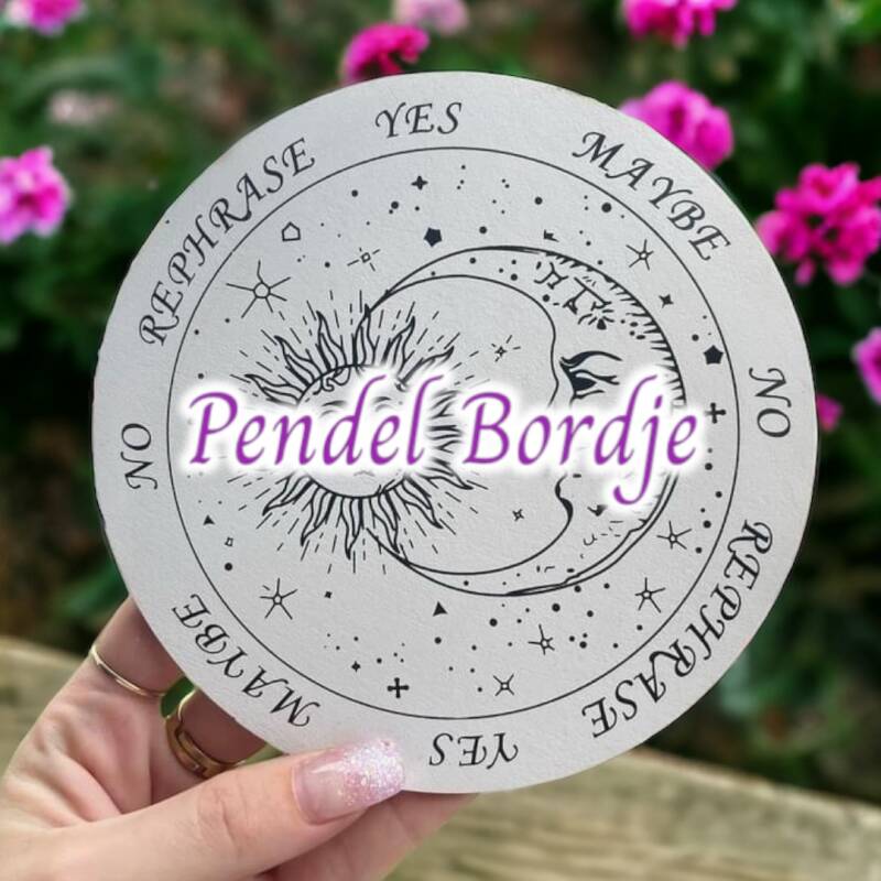 Pendel Bordje Wit