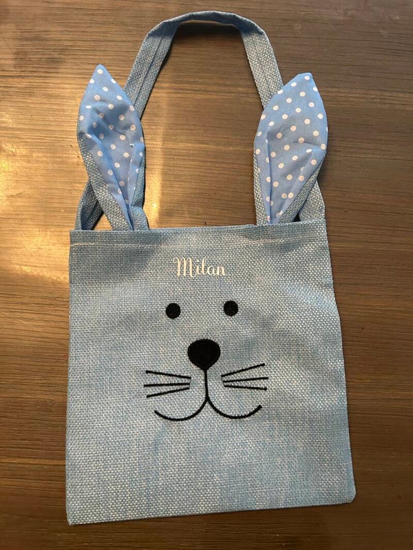 Paas tasje met naam (groot)