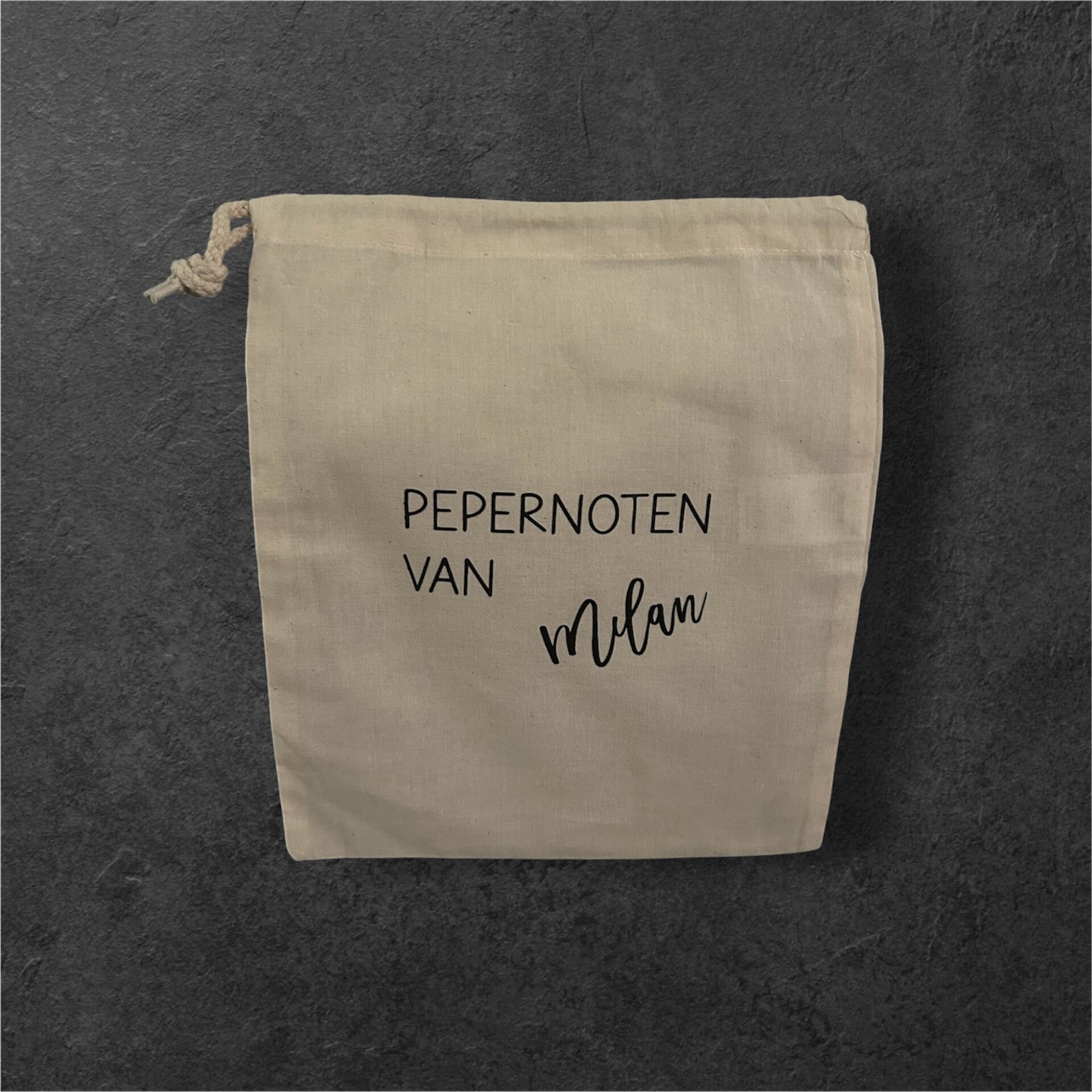 Pepernotenzak met naam