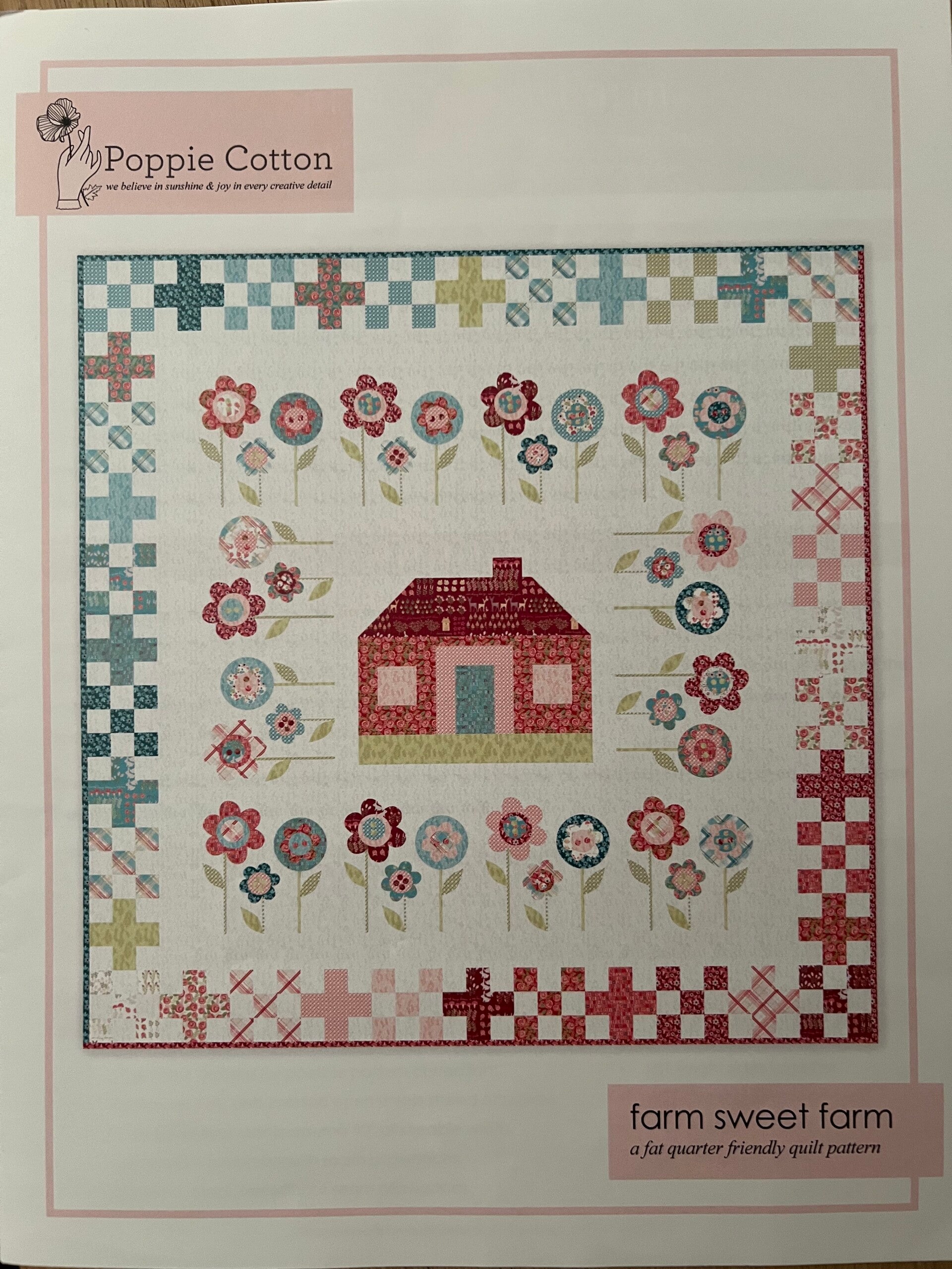 Quilt Patroon - Farm Sweet Farm - Poppie Cotton