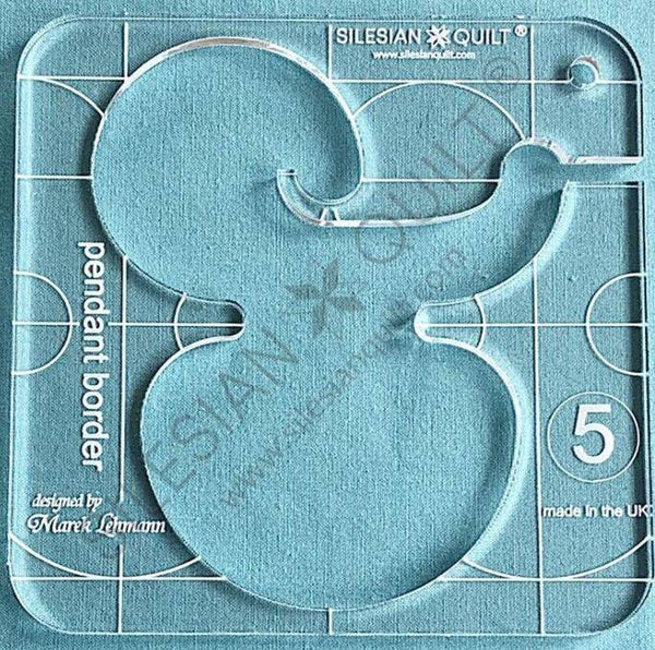 Silesian Quilt Ruler - Pendant Border Series 5
