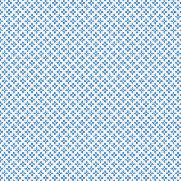 Wildflower Honey, Dot Diamond Blue/White