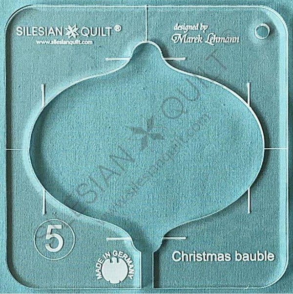 Silesian Quilt Ruler - Christmas Bauble Series 5
