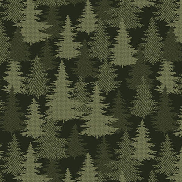 Winter Forest, Tree Forest Green (Kerst)