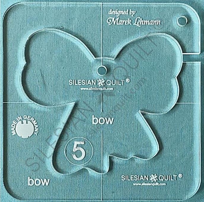 Silesian Quilt Ruler - Bow Series 5