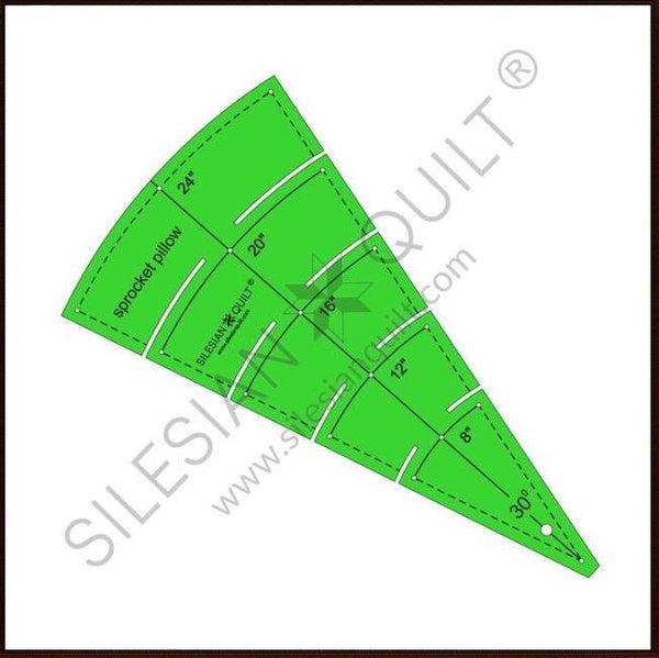 Silesian Template - Sprocket Pillow