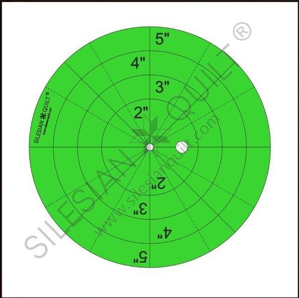 Silesian Ruler - Circles 2-5 Inches