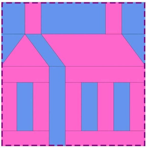 Silesian Templates - House For Block 8 Inches