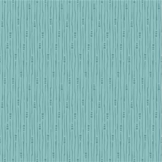 HOLLYHOCK LANE, RAIN - Teal